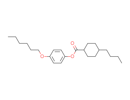 Cyclohexanecarboxylicacid; 4-butyl-; 4-(hexyloxy)phenyl ester