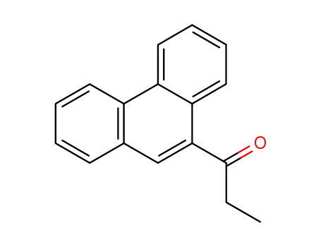 Molecular Structure of 6327-86-2 (1-(phenanthren-9-yl)propan-1-one)