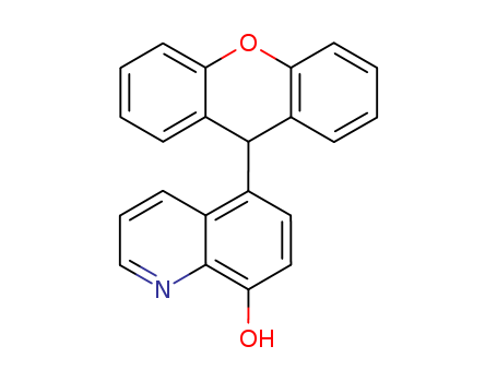8-Quinolinol,5-(9H-xanthen-9-yl)- cas  6325-83-3