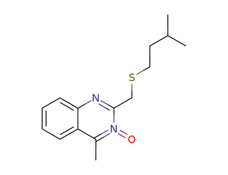4-메틸-2-(3-메틸부틸술파닐메틸)-3-옥시도-퀴나졸린