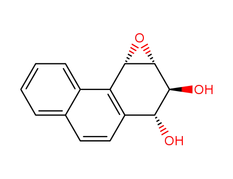 Molecular Structure of 67737-62-6 (ANTI-PHENANTHRENE-1,2-DIOL-3,4-EPOXIDE)