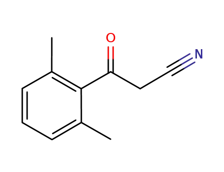 Molecular Structure of 677713-07-4 (2,6-DIMETHYLBENZOYLACETONITRILE)