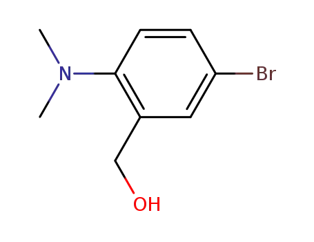 Molecular Structure of 678986-52-2 ([5-Bromo-2-(dimethylamino)phenyl]methanol)