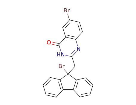 6-bromo-2-(9-bromo-9<i>H</i>-fluoren-9-ylmethyl)-3<i>H</i>-quinazolin-4-one
