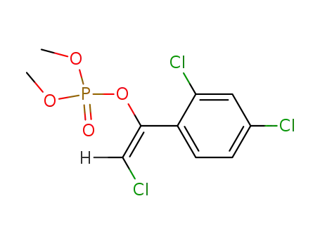 Phosphoric acid, 2-chloro-1-(2,4-dichlorophenyl)ethenyl dimethyl ester