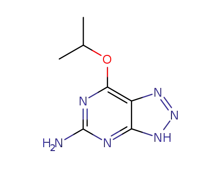 3H-1,2,3-Triazolo[4,5-d]pyrimidin-5-amine,7-(1-methylethoxy)-