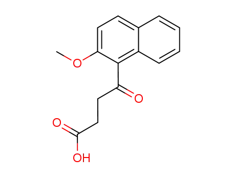 Molecular Structure of 81792-86-1 (4-(2-methoxynaphthalen-1-yl)-4-oxobutanoic acid)