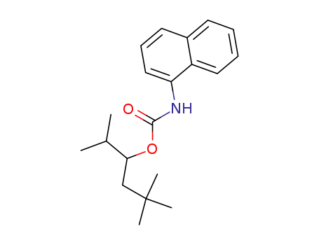 Molecular Structure of 6328-82-1 (2,5,5-trimethylhexan-3-yl naphthalen-1-ylcarbamate)