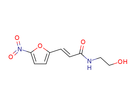 2-Propenamide,N-(2-hydroxyethyl)-3-(5-nitro-2-furanyl)-