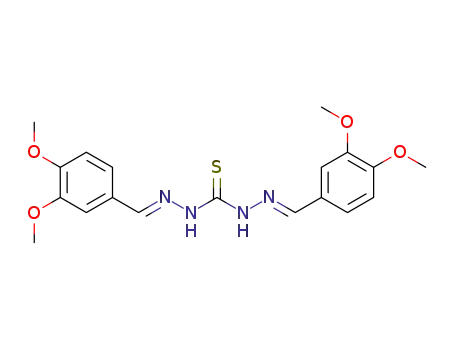 1,3-bis[(3,4-dimethoxyphenyl)methylideneamino]thiourea