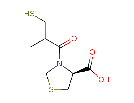 N-(3-mercapto-2-methylpropanoyl)thiazolidine-4(R)-carboxylic acid