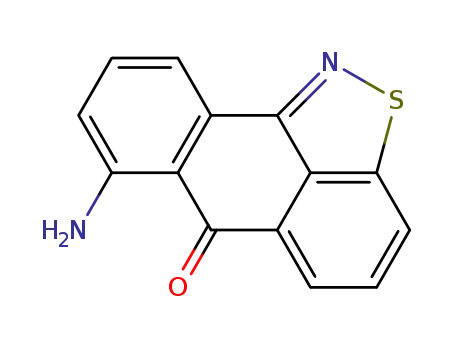 7-아미노-6H-안트라[9,1-cd]이소티아졸-6-온