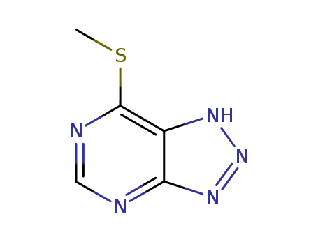 3H-1,2,3-Triazolo[4,5-d]pyrimidine,7-(methylthio)-