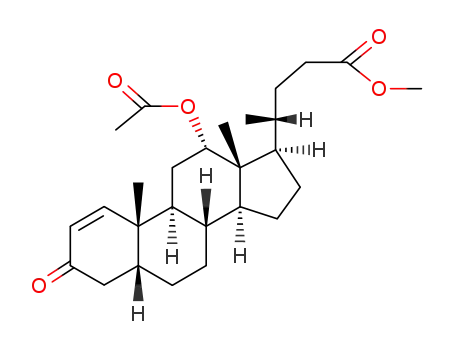 (R)-methyl 4-((5R,8R,9S,10R,12S,13R,14S,17R)-12-acetoxy-10,13-dimethyl-3-oxo-4,5,6,7,8,9,10,11,12,13,14,15,16,17-tetradecahydro-3H-cyclopenta[a]phenanthren-17-yl)pentanoate