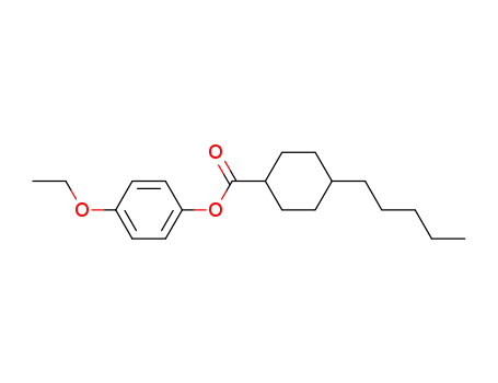 Cyclohexanecarboxylic acid, 4-pentyl-, 4-ethoxyphenyl ester
