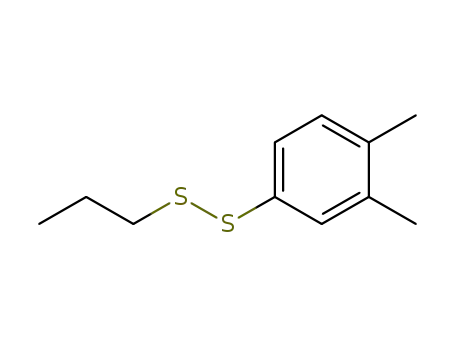 Molecular Structure of 1042696-65-0 (3,4-dimethylphenyl n-propyl disulfide)