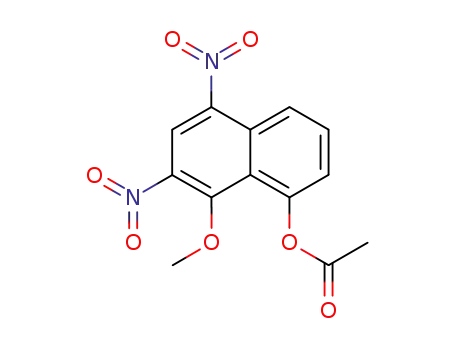 8-acetoxy-1-methoxy-2,4-dinitro-naphthalene