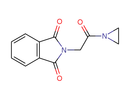 Molecular Structure of 6343-09-5 (2-[2-(aziridin-1-yl)-2-oxoethyl]-1H-isoindole-1,3(2H)-dione)