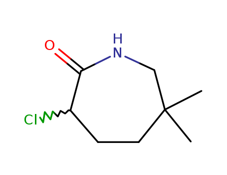 2H-Azepin-2-one, 3-chlorohexahydro-6,6-dimethyl-
