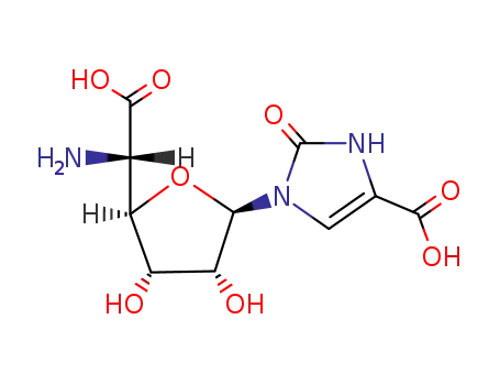 1-(5'-Amino-5'-desoxy-β-D-allofuranuronosyl)-2-oxo-4-imidazolin-4-carbonsaeure