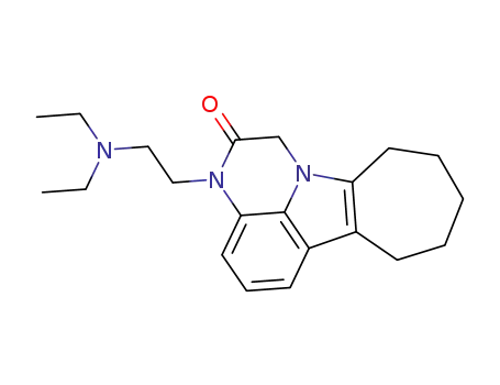 3-[2-(diethylamino)ethyl]-3,7,8,9,10,11-hexahydrocyclohepta[b]pyrrolo[1,2,3-de]quinoxalin-2(1H)-one