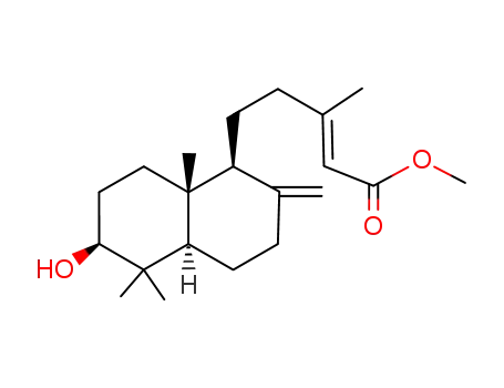 methyl(E)-3-methyl-5-(trans-decahydro-5',5',8a'β-trimethyl-2'-methylene-6'β-hydroxy-1'β-naphthalenyl)-2-pentenoate