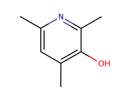 Molecular Structure of 1123-65-5 (2,4,6-Trimethyl-3-hydroxypyridine)