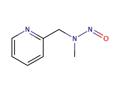 Molecular Structure of 6332-00-9 (N-methyl-N-nitroso-1-(pyridin-2-yl)methanamine)