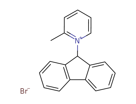 Pyridinium,1-(9H-fluoren-9-yl)-2-methyl-, bromide (1:1)