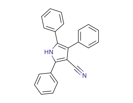 Molecular Structure of 63324-77-6 (2,4,5-Triphenyl-1H-pyrrole-3-carbonitrile)