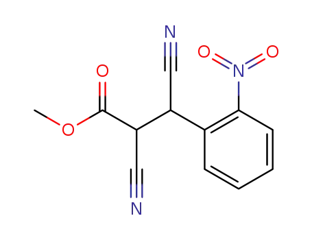 2,3-dicyano-3-(2-nitro-phenyl)-propionic acid methyl ester