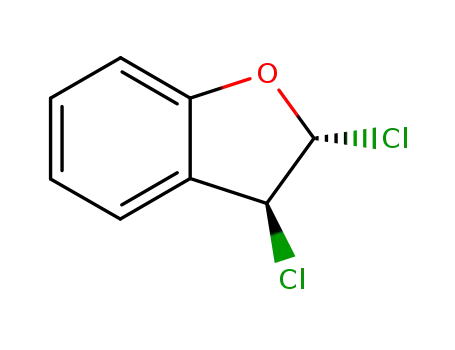 Molecular Structure of 63361-57-9 (Benzofuran, 2,3-dichloro-2,3-dihydro-, trans-)