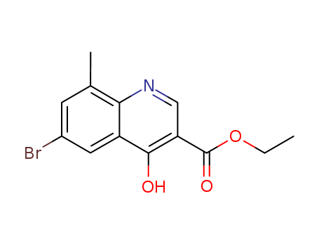 6-Bromo-4-hydroxy-8-methylquinoline-3-carboxylic acid ethyl ester
