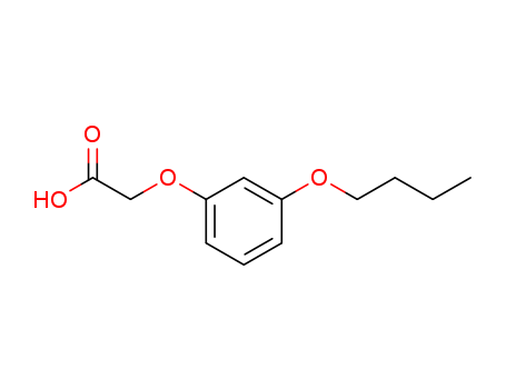 Acetic acid,2-(3-butoxyphenoxy)- cas  6329-30-2