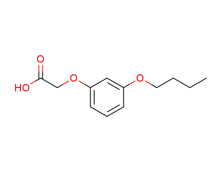 Molecular Structure of 6329-30-2 ((3-butoxyphenoxy)acetic acid)