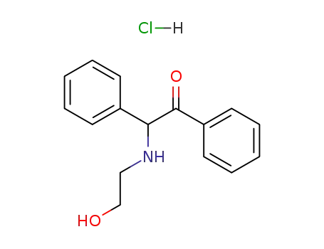 Molecular Structure of 6323-90-6 (2-[(2-hydroxyethyl)amino]-1,2-diphenylethanone)