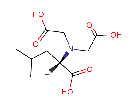 Molecular Structure of 6333-52-4 (N,N-bis(carboxymethyl)leucine)