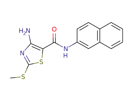 4-amino-2-(methylsulfanyl)-N-(naphthalen-2-yl)-1,3-thiazole-5-carboxamide