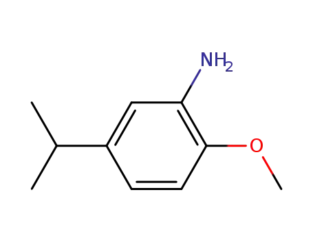 벤젠아민, 2-메톡시-5-(1-메틸에틸)-(9CI)