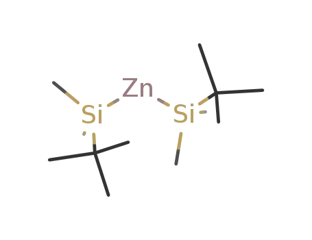 Molecular Structure of 1380397-69-2 (Zn(Si(CH<sub>3</sub>)2(C(CH<sub>3</sub>)3))2)