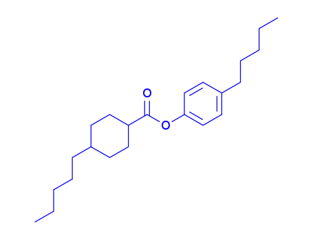Molecular Structure of 67589-72-4 (4-pentylphenyl 4-pentylcyclohexanecarboxylate)
