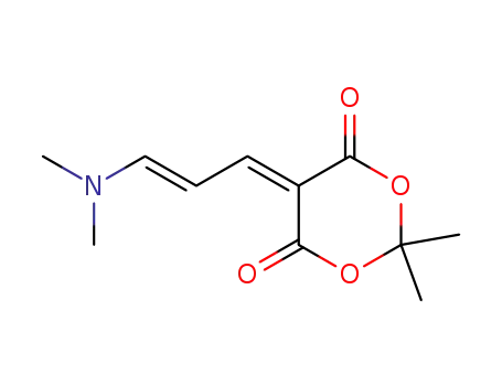 1,3-Dioxane-4,6-dione,
5-[3-(dimethylamino)-2-propenylidene]-2,2-dimethyl-, (E)-