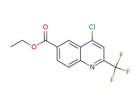 ETHYL 4-CHLORO-2-(TRIFLUOROMETHYL)QUINOLINE-6-CARBOXYLATE