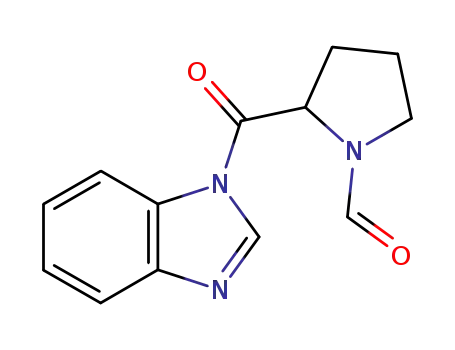 1H-Benzimidazole, 1-[(1-formyl-2-pyrrolidinyl)carbonyl]-