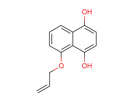 Molecular Structure of 637738-92-2 (1,4-Naphthalenediol, 5-(2-propenyloxy)- (9CI))
