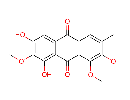 Molecular Structure of 67979-25-3 (Aurantio-obtusin)