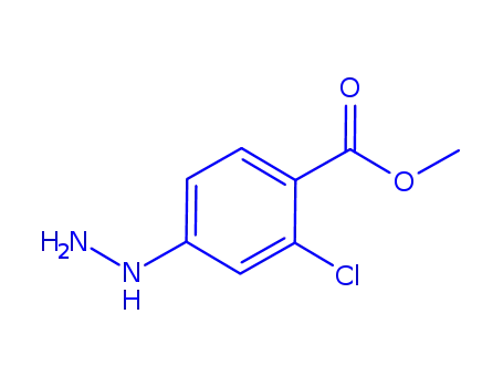 2-클로로-4-히드라지노-벤조산 메틸 에스테르