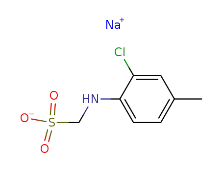 (2-chloro-4-methyl-anilino)-methanesulfonic acid ; sodium-salt