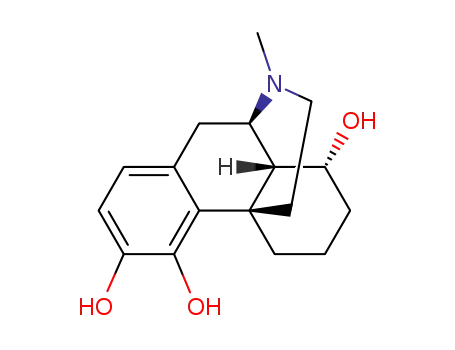 Molecular Structure of 63868-43-9 (17-Methylmorphinan-3,4,8α-triol)