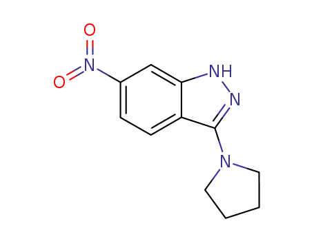 6-NITRO-3-(PYRROLIDIN-1-YL)-1H-인다졸